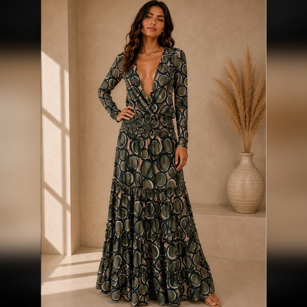 Set 2 Pices - D’ELLA Brazilian Set Long Skirt And Long Sleeve Bodysuit